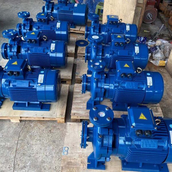 Alternative view of Máy bơm ly tâm trục ngang đầu liền VNPY 15kW HL(R)50-250/15
