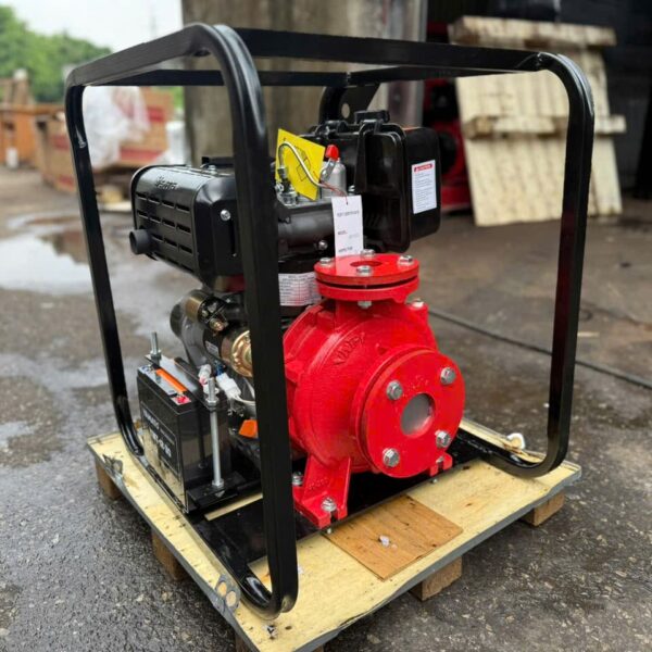 Máy bơm chữa cháy VNPY động cơ Diesel khiêng tay HL(R) 40-200/7.5kW