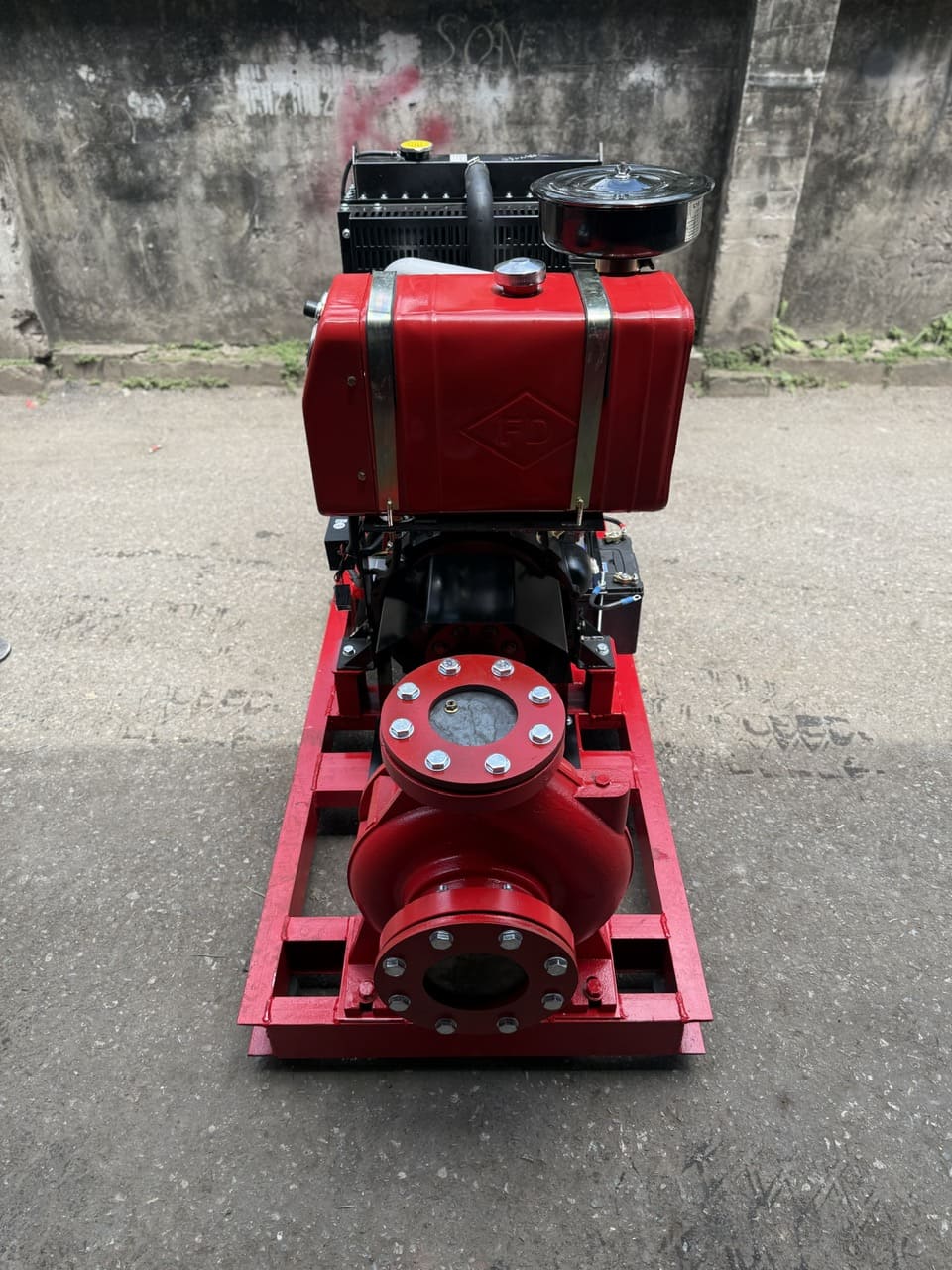 Máy bơm chữa cháy Diesel VNPY HLR100-250/55 55kW - Ảnh 2