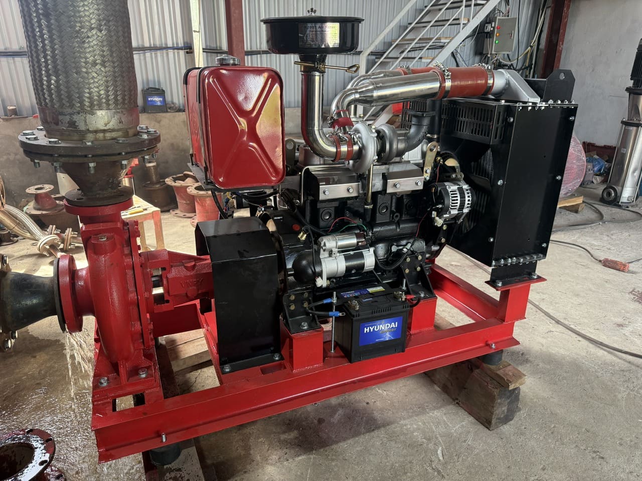Máy bơm chữa cháy Diesel VNPY HLR100X65/75 75kW